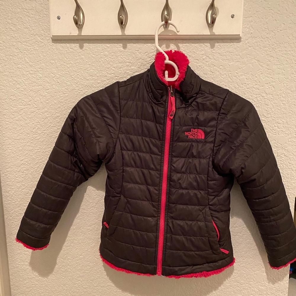 Girls North Face Reversible Jacket